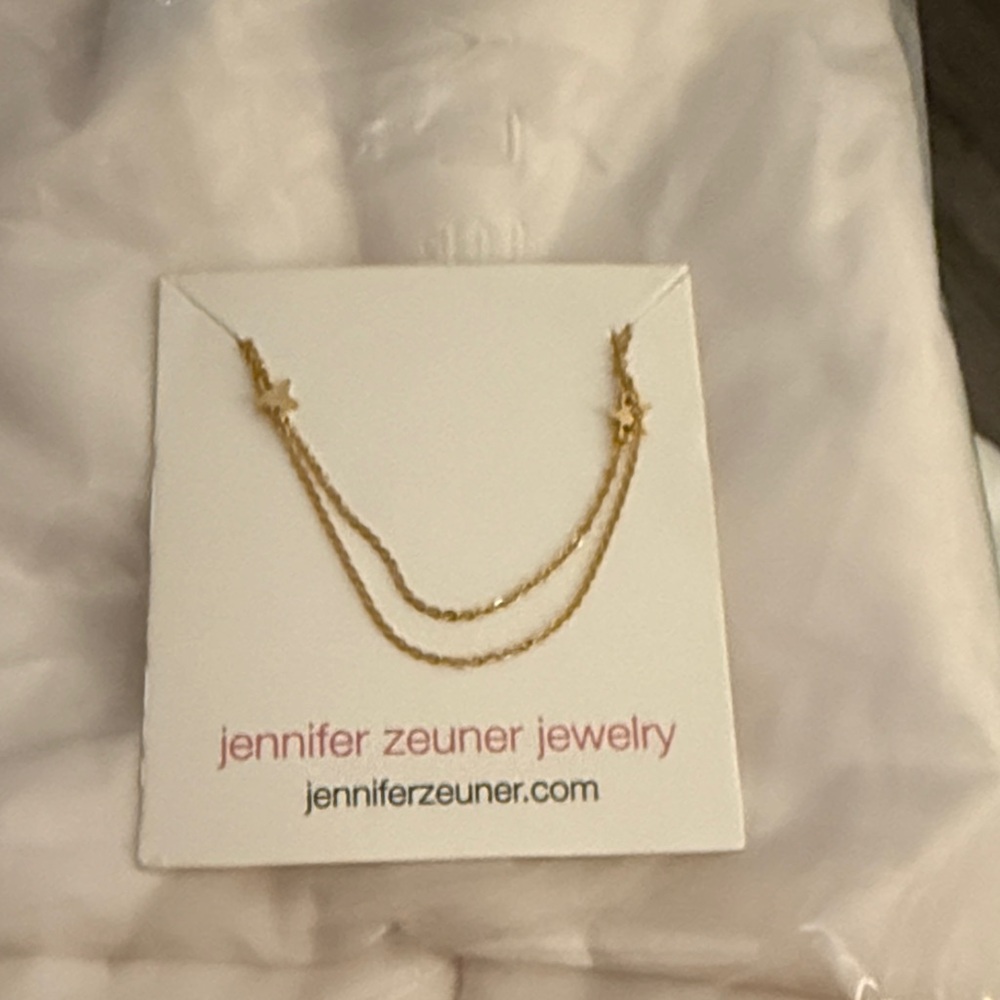 Jennifer Zeuner Gold Star Necklace
